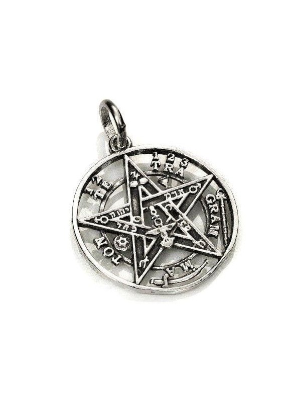 Colgante Tetragramaton de Plata 2,5 cm