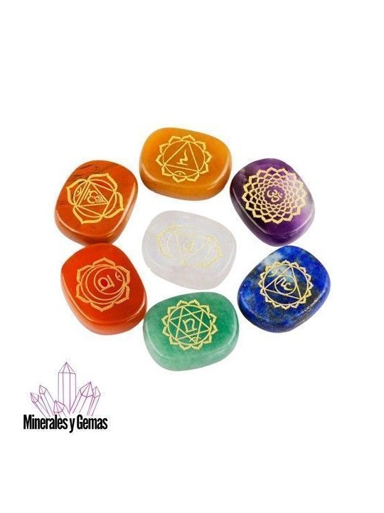 Chakras Set Símbolos con bolsa