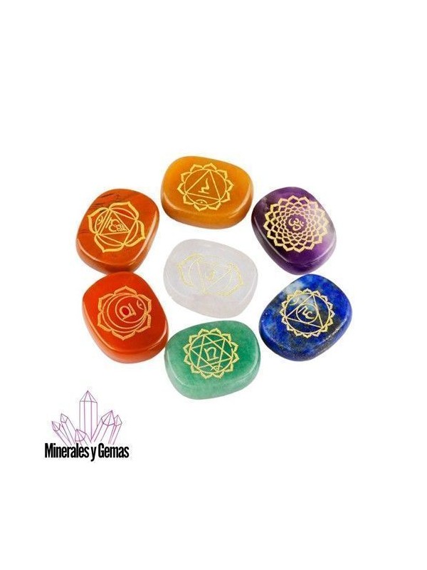 Chakras Set Símbolos con bolsa