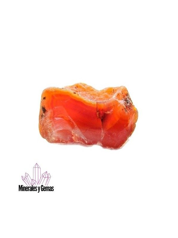 Carneola en Bruto 3 cm.