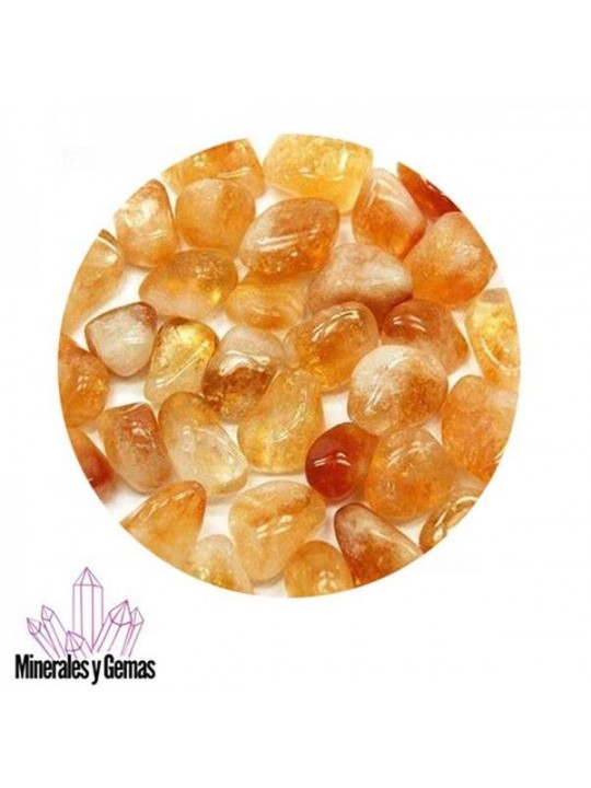 Citrino en Rodado bolsa de 250 grs.