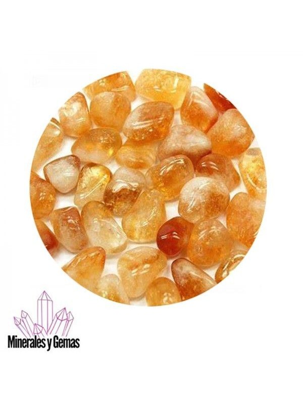 Citrino en Rodado bolsa de 250 grs.