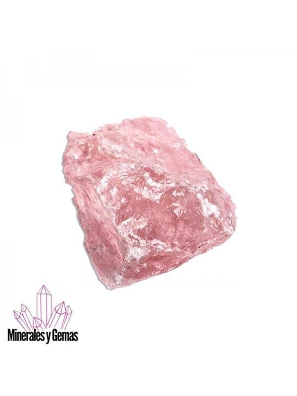 Cuarzo Rosa en Bruto 3 cm