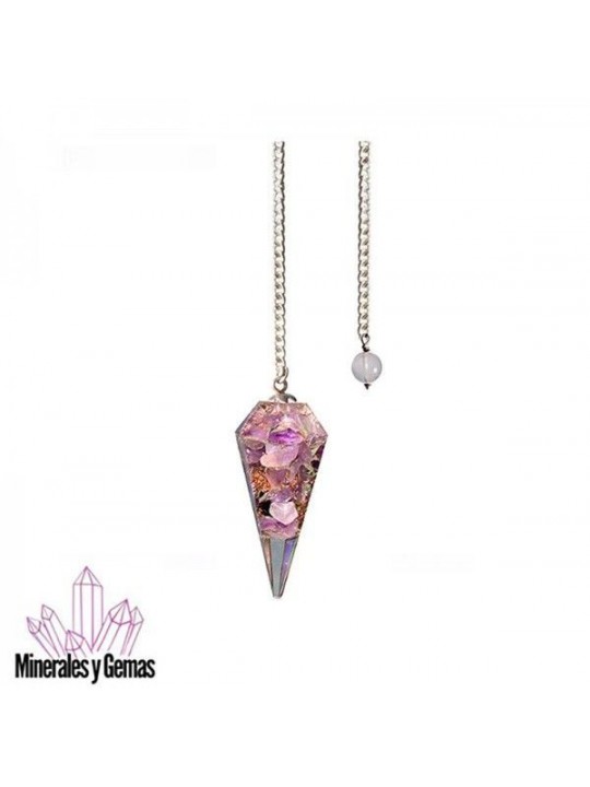 Péndulo Orgonita de Amatista