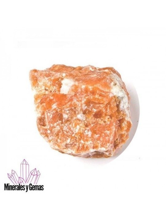 Calcita Naranja en Bruto de 3 cm.