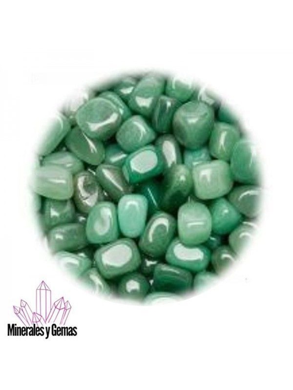 Cuarzo Verde en Rodado bolsa de 250 grs.