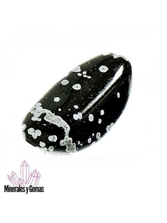 Obsidiana Nevada en Rodado de 3 cm