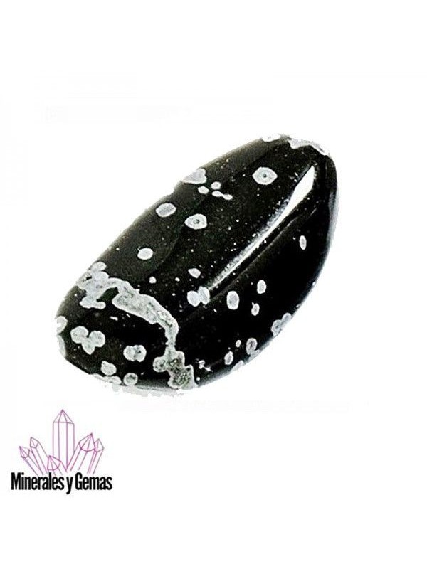 Obsidiana Nevada en Rodado de 3 cm