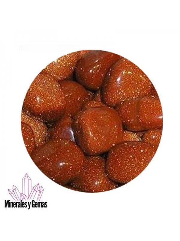 Aventurina Dorada en Rodados 250 gr