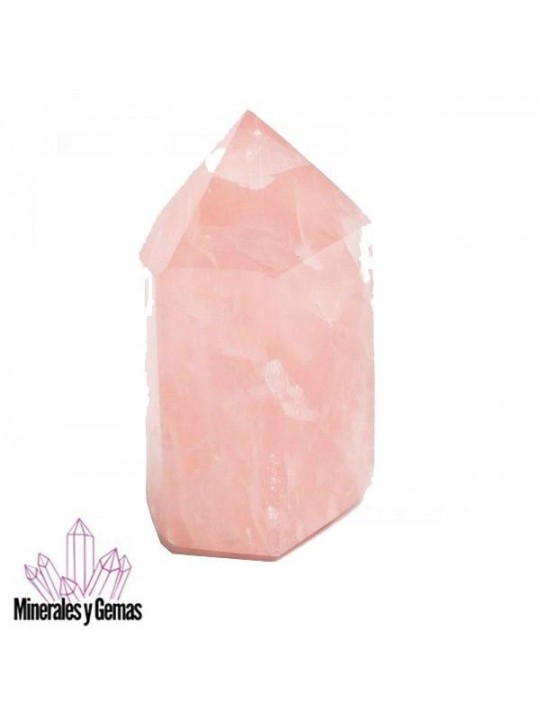 Punta de Cuarzo Rosa Pulida 200 grs