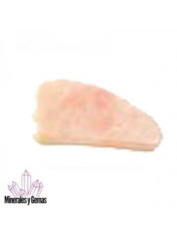 Gua Sha de Cuarzo Rosa 10 cm