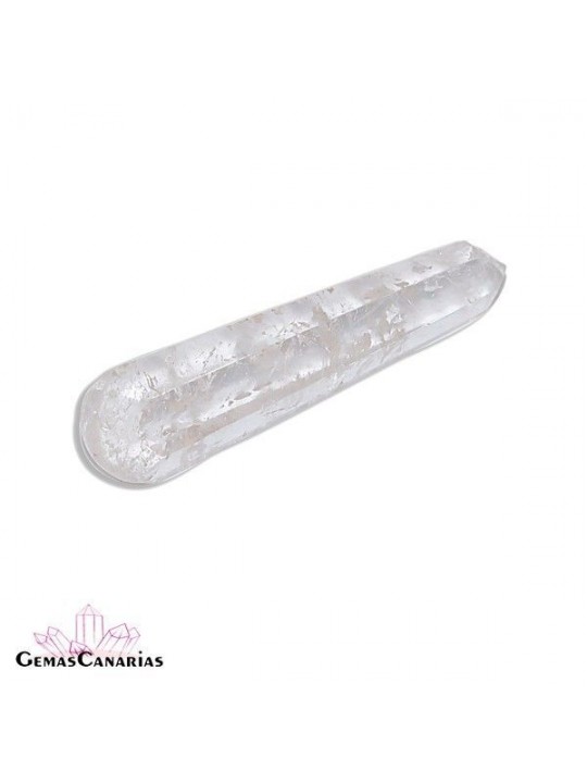 Masajeador de Cuarzo Blanco