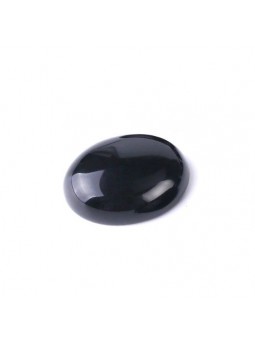 Piedra obsidiana negra grande