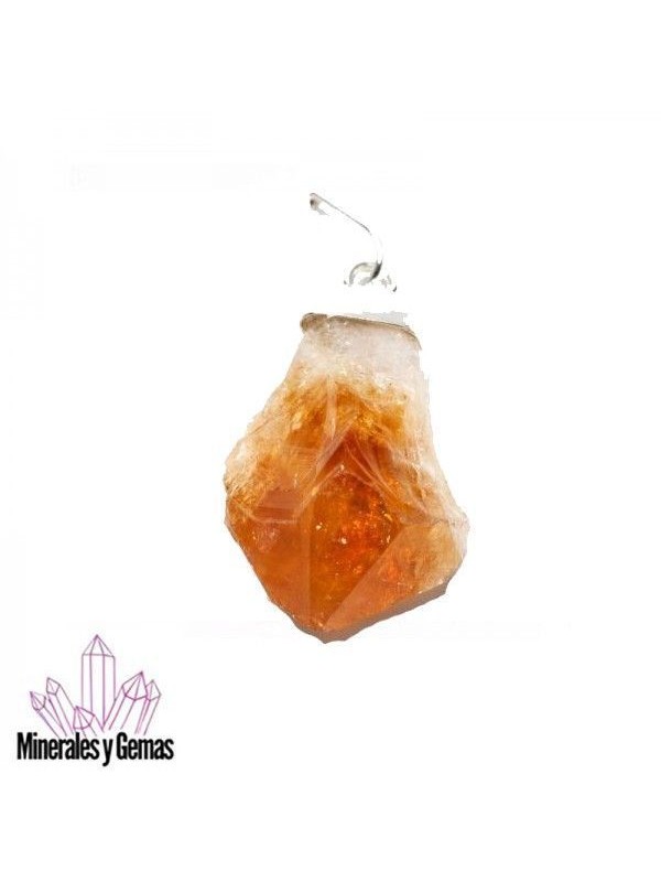 Colgante de Citrino Plata 2 cm
