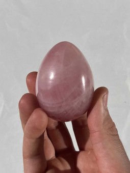 Huevo de Cuarzo Rosa...