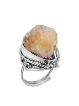 Anillo de Citrino Adaptable