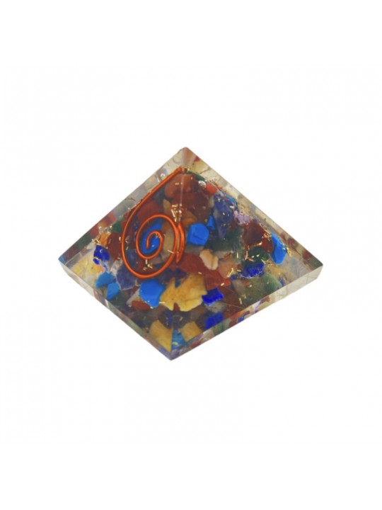 Pirámide de Orgonita 7 Chakras