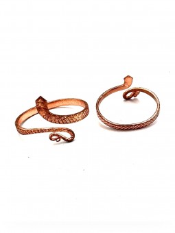 Anillo de Cobre Serpiente Adaptable