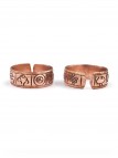 Anillo de Cobre Auspiciosos Adaptable