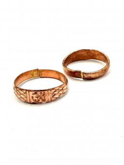 Anillo de Cobre Om Adaptable