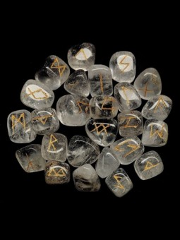 Runas Vikingas de Cuarzo Blanco